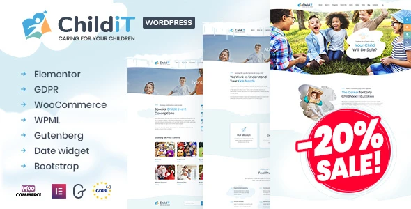 Childit – Kindergarten Elementor WordPress Theme